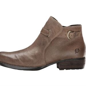 Born Women Sylvia Leather Moto Boho Ankle Boots shoes sz 6M